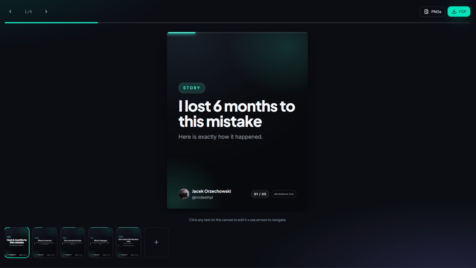 Deckwave screenshot