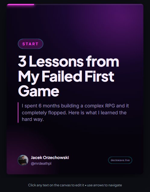 Deckwave screenshot
