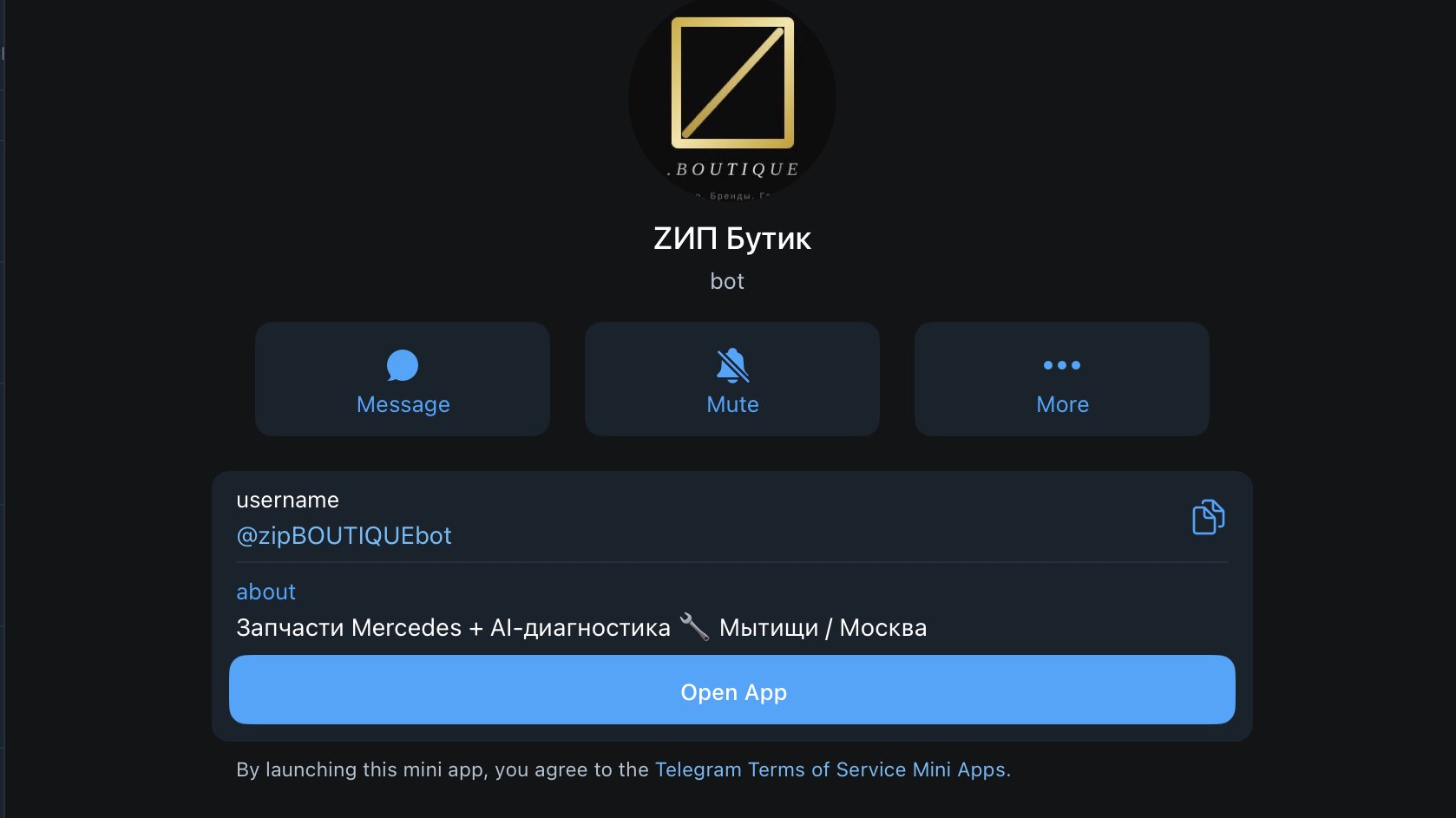 ZIP.BOUTIQUE screenshot