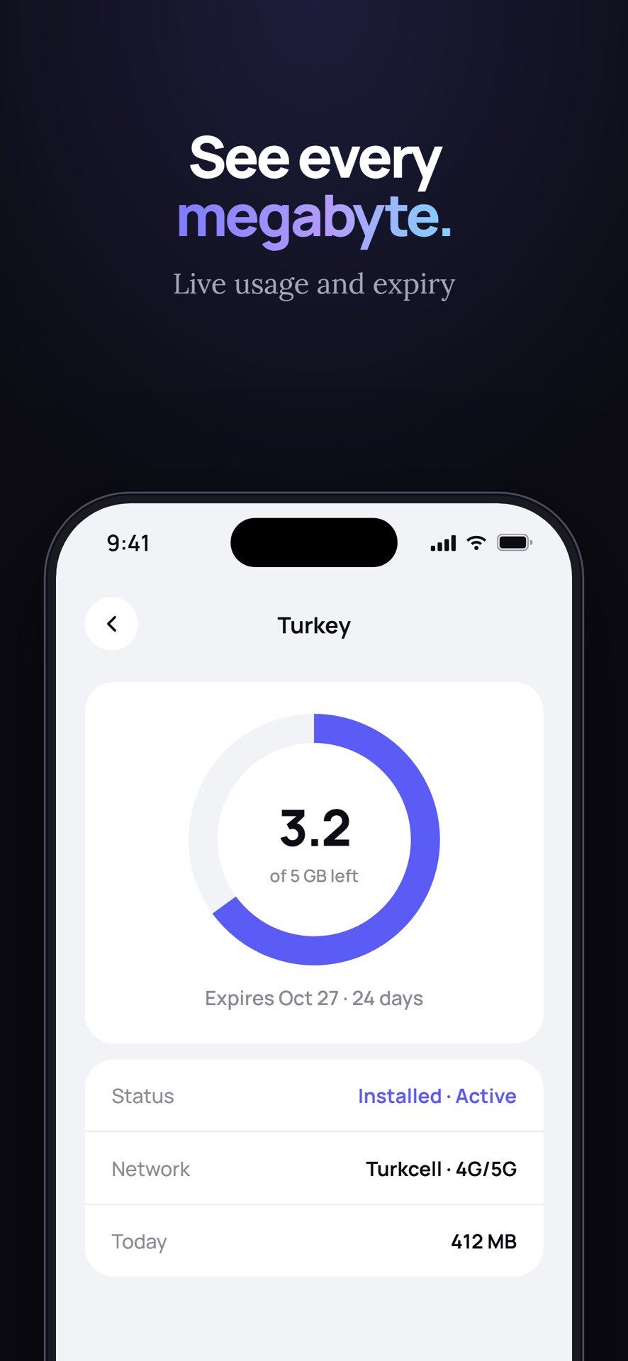 BeeSim - travel eSIM screenshot