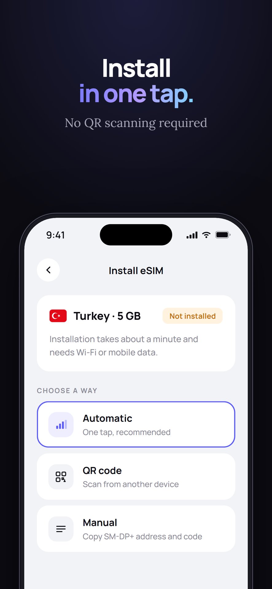 BeeSim - travel eSIM screenshot