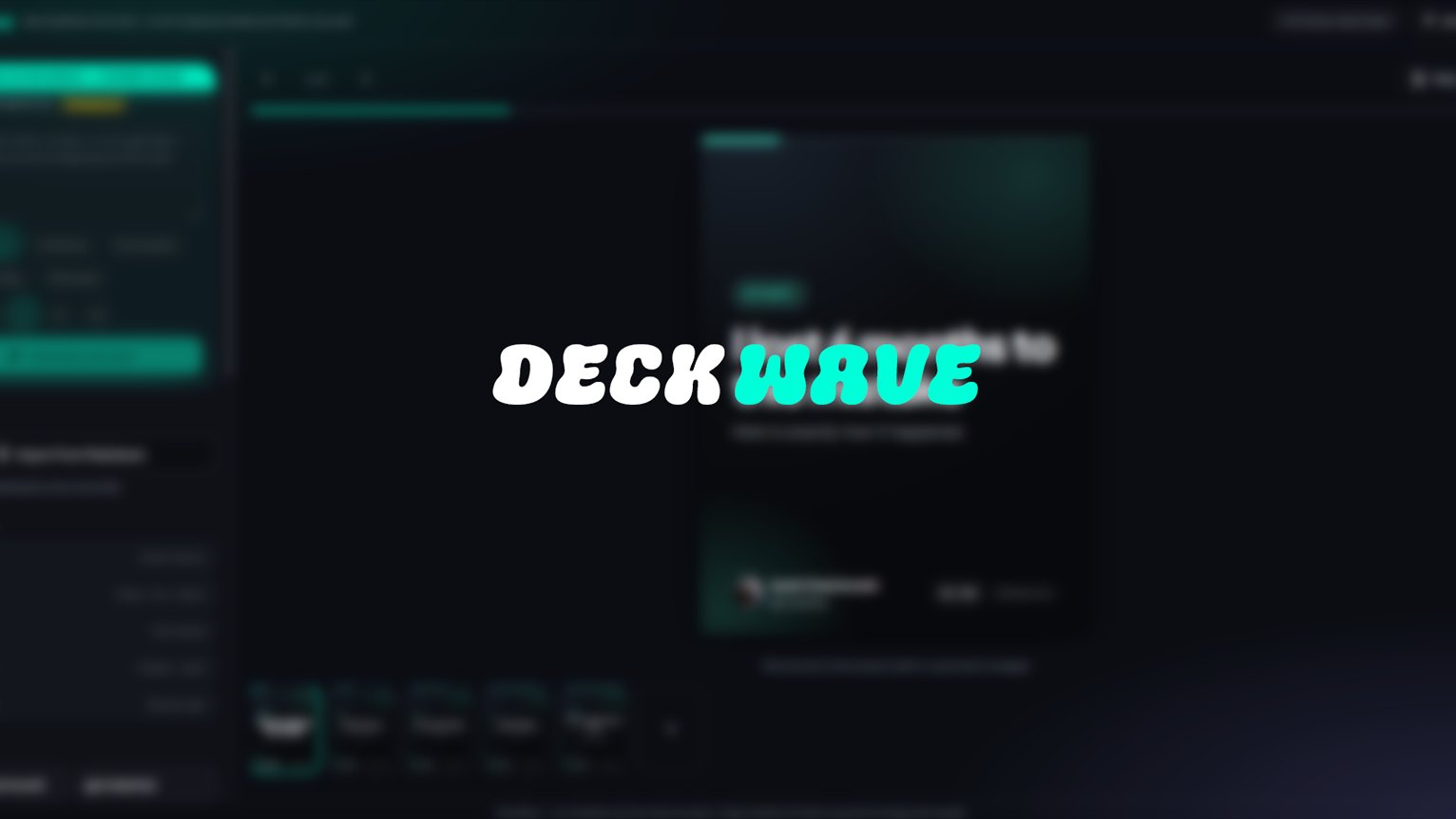 Deckwave screenshot