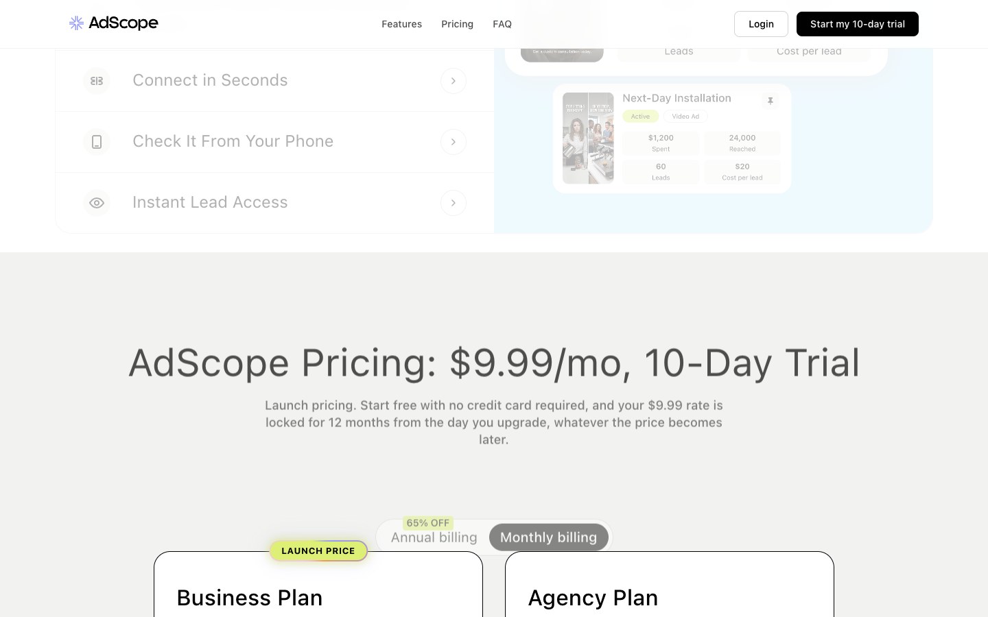 AdScope screenshot