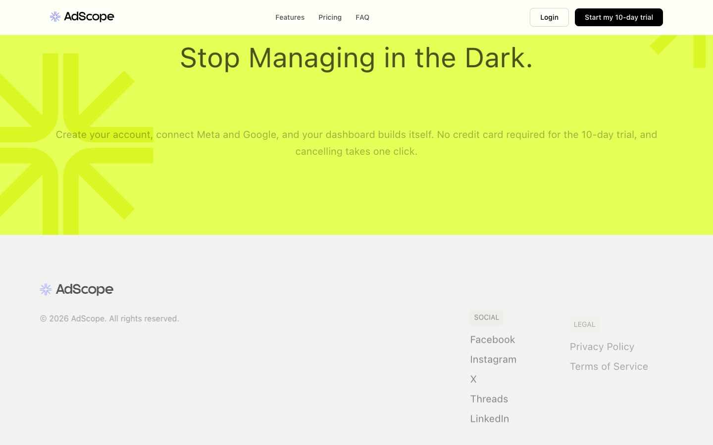 AdScope screenshot