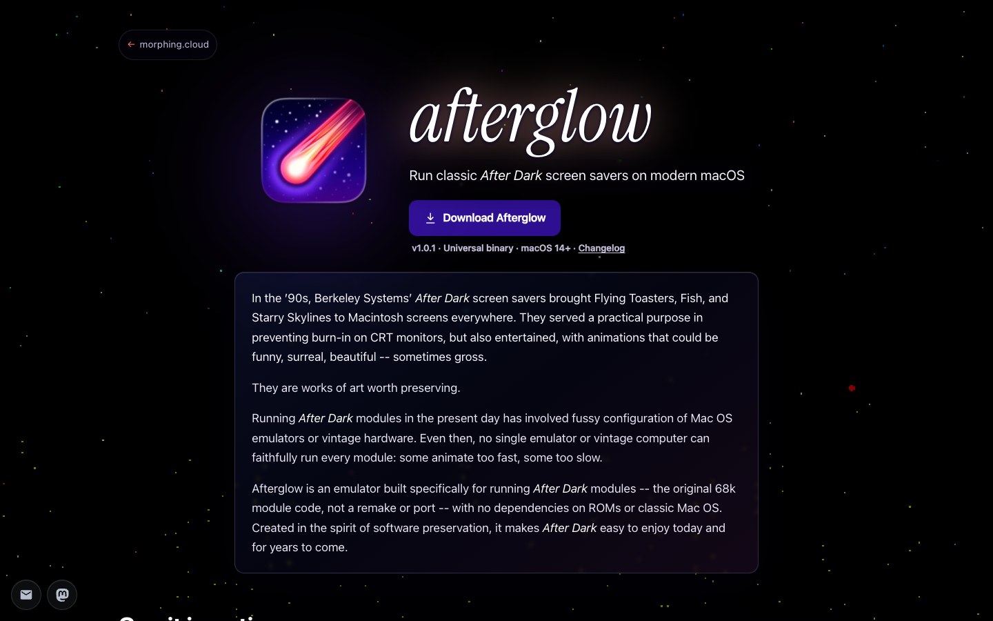 Afterglow screenshot