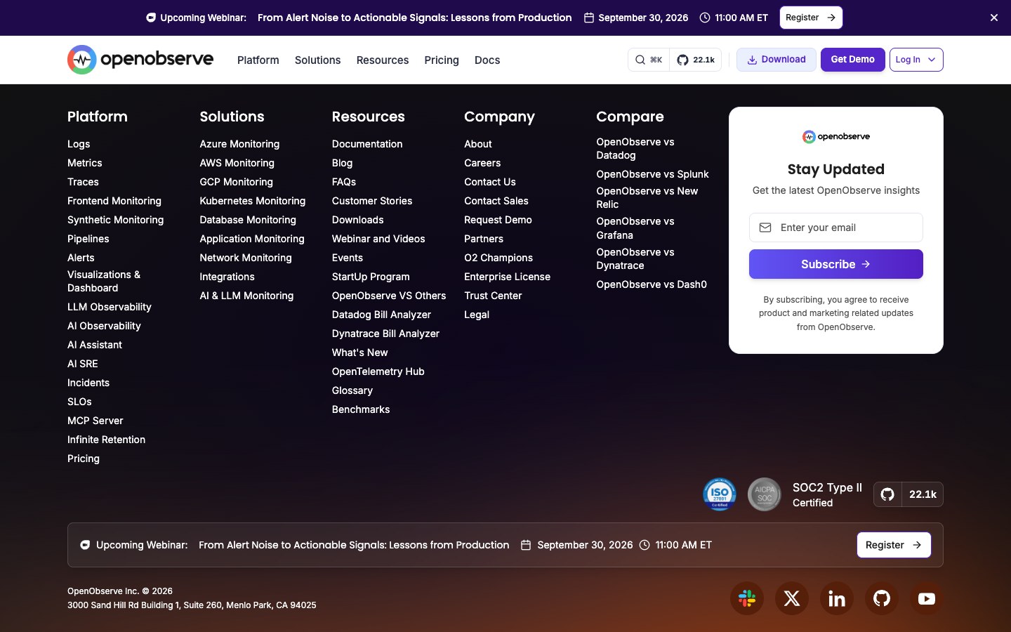 AI Observability by OpenObserve screenshot