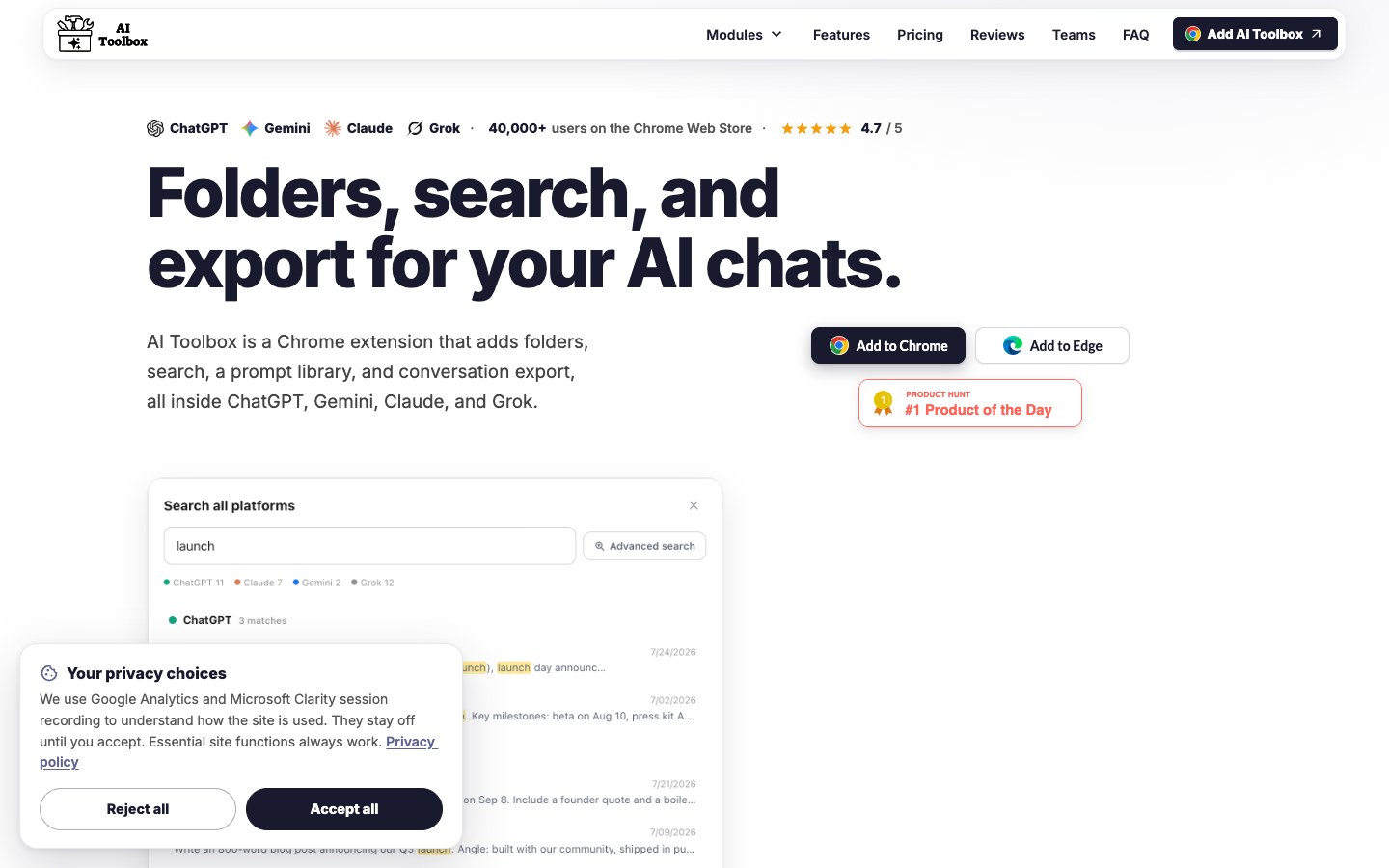 AI Toolbox 3.0 screenshot