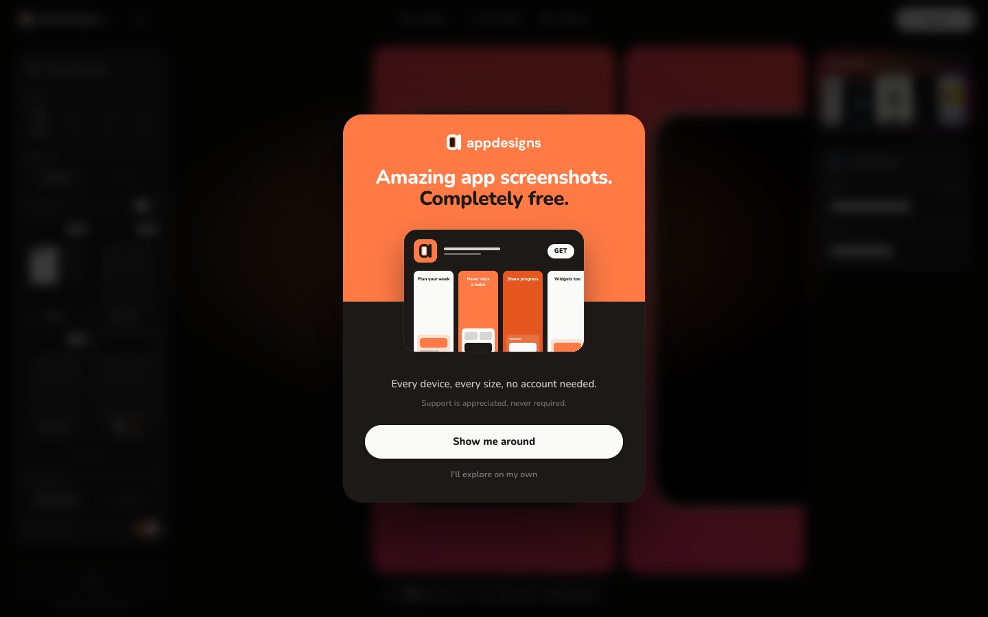 appdesigns screenshot