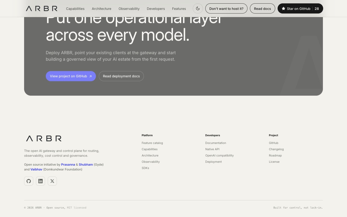 ARBR screenshot