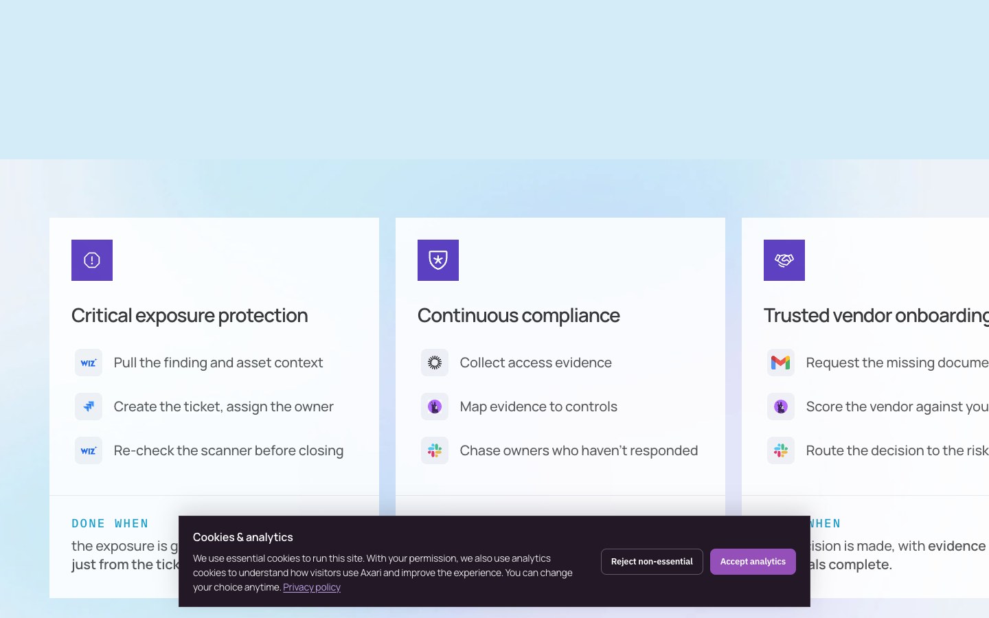 Axari screenshot