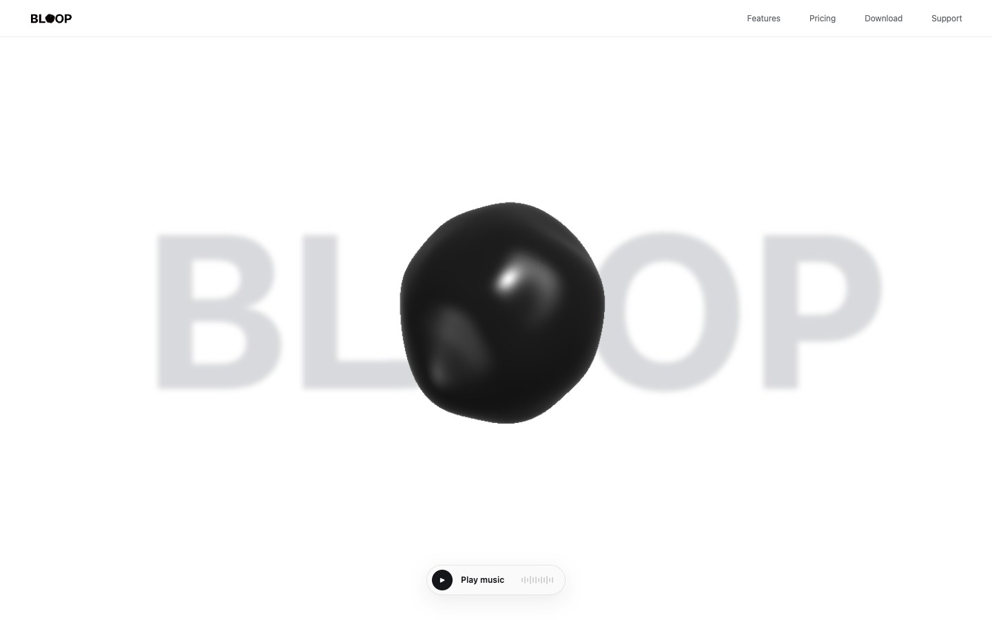 Bloop screenshot