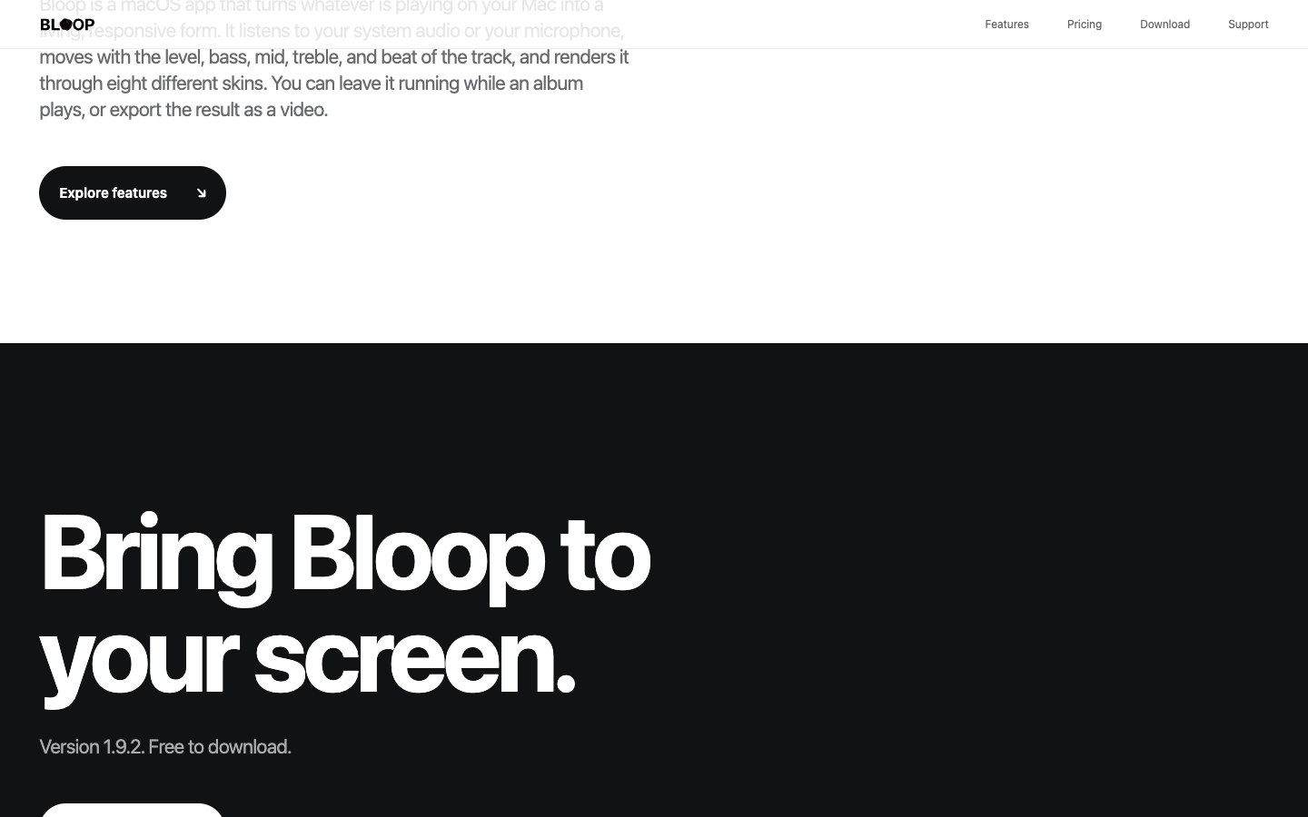 Bloop screenshot
