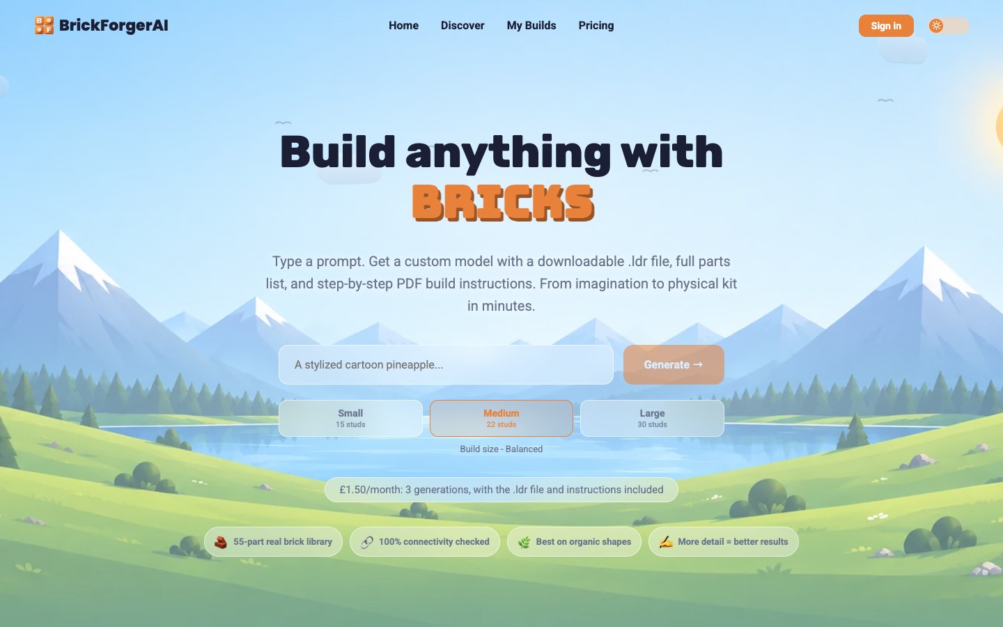 BrickForgerAI screenshot