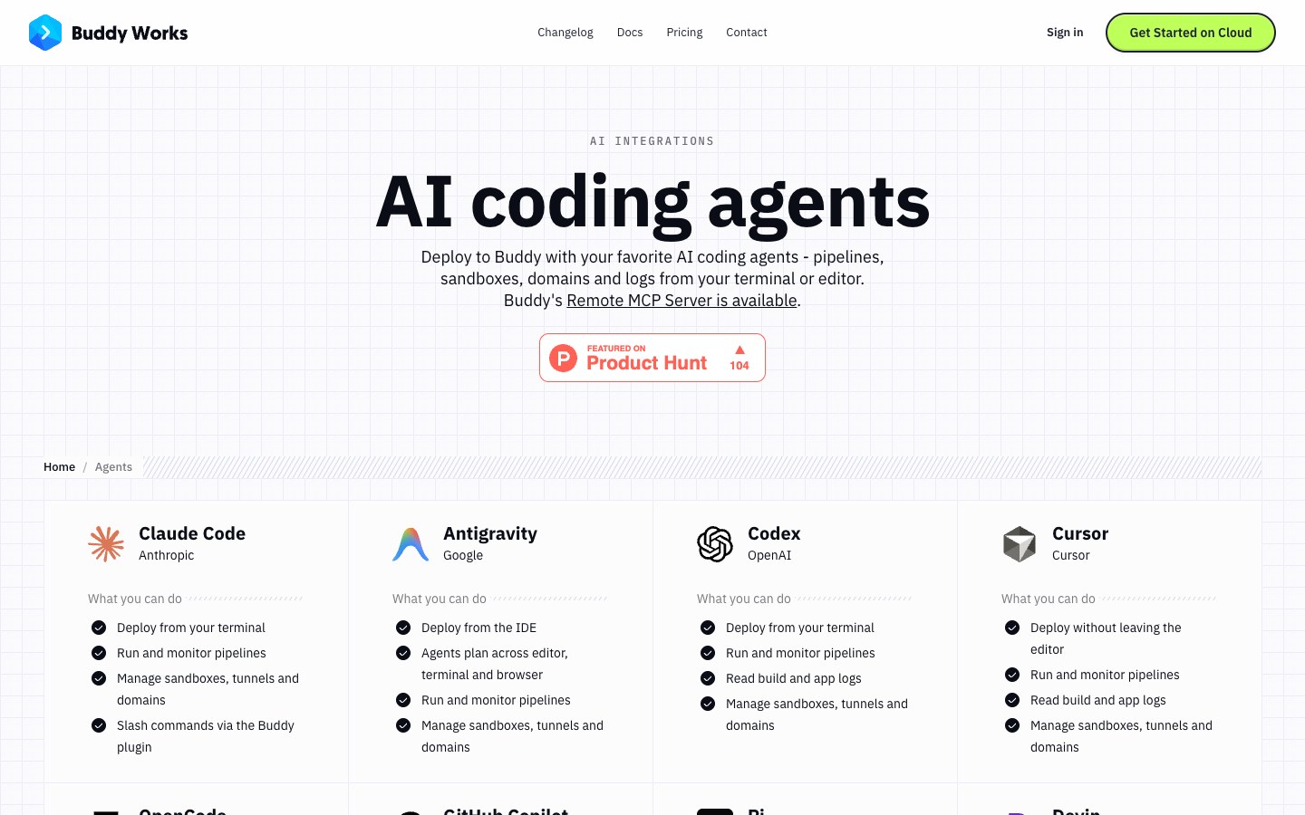 Buddy AI Access (MCP) screenshot