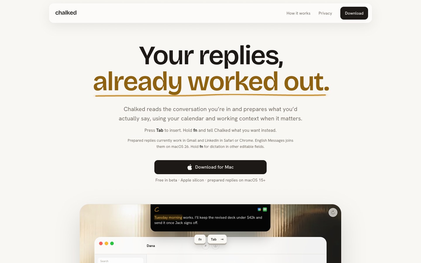 Chalked for Mac screenshot
