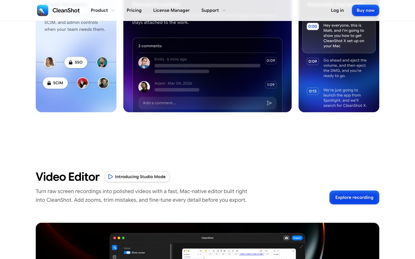 CleanShot 5.0 with Studio Mode screenshot