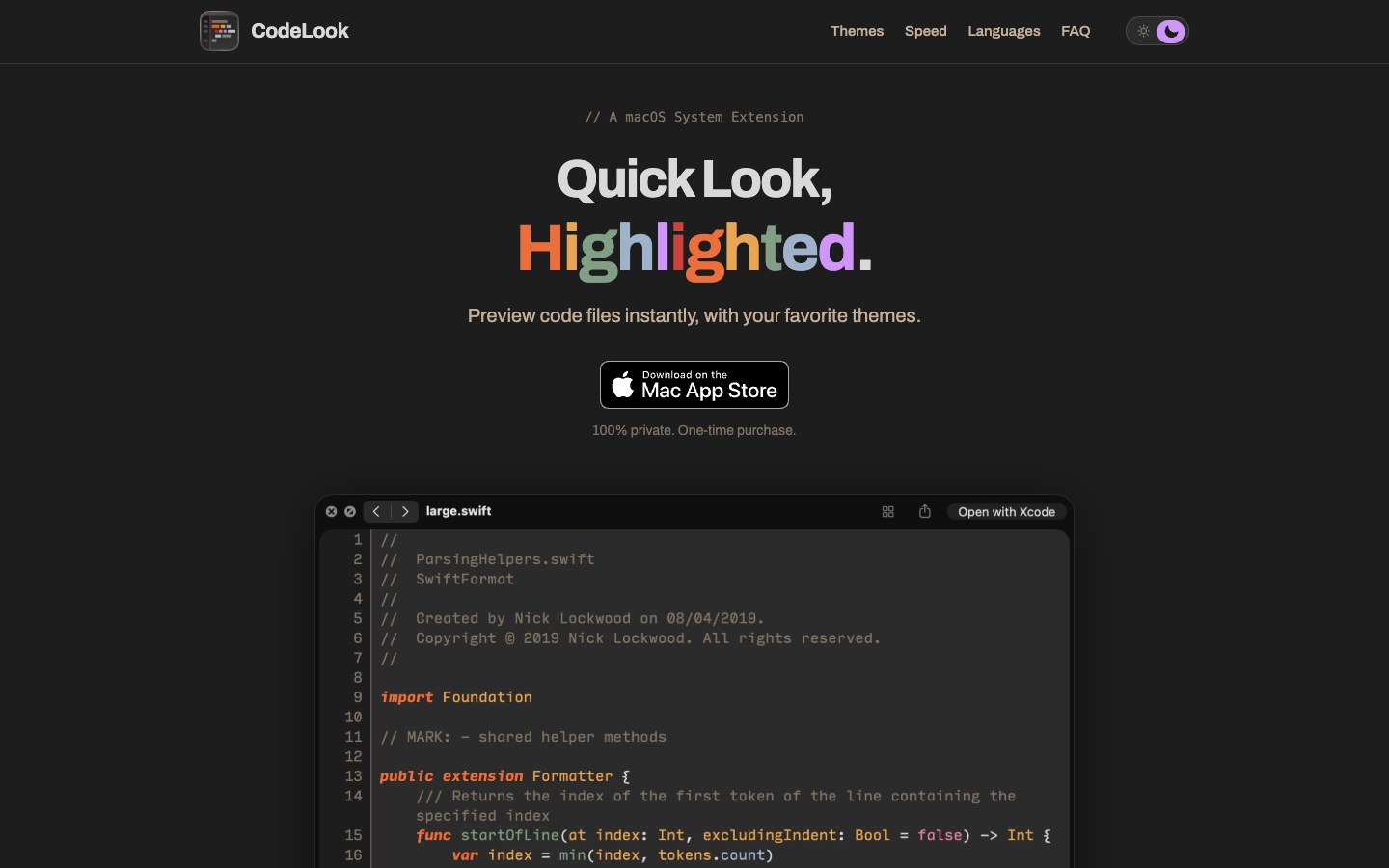 CodeLook screenshot