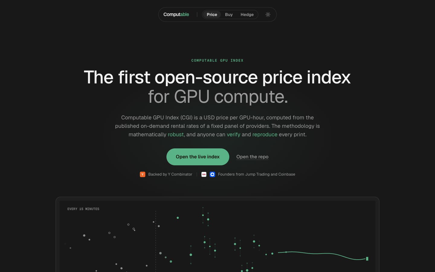 Computable GPU Index (CGI) screenshot