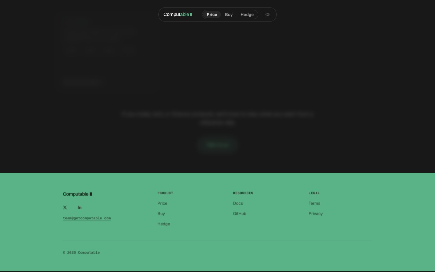 Computable GPU Index (CGI) screenshot