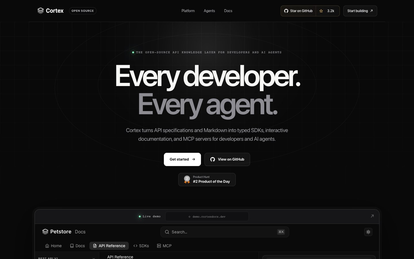 Cortex screenshot