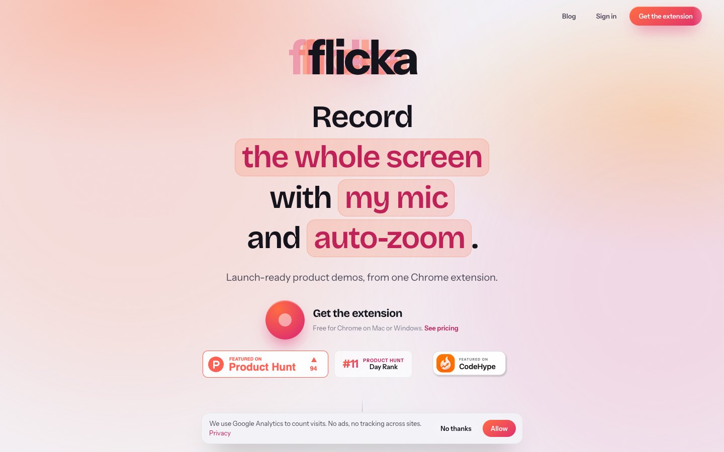 Flicka screenshot