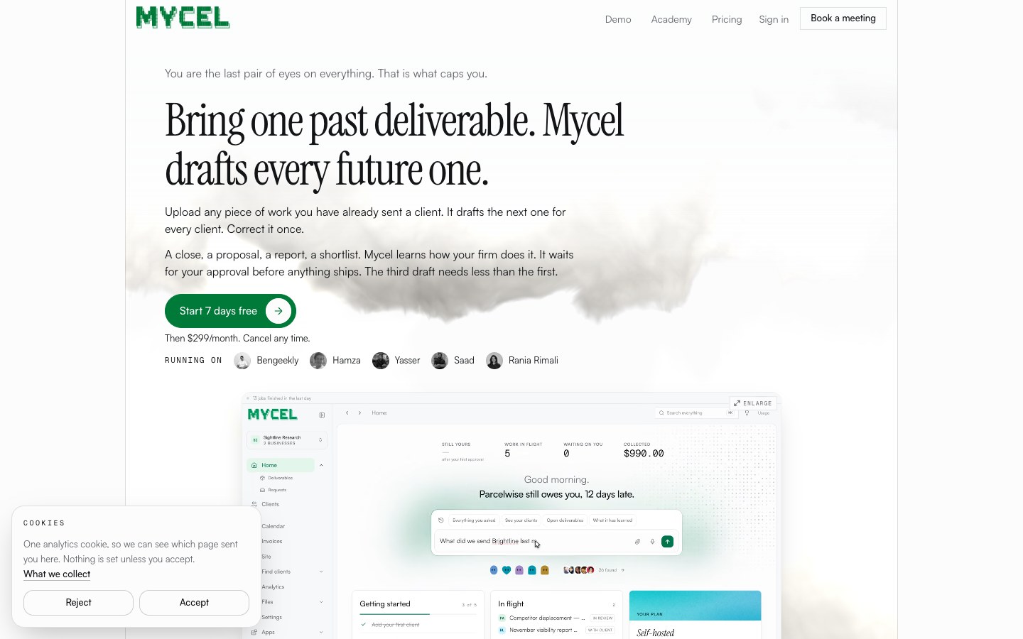 Mycel screenshot