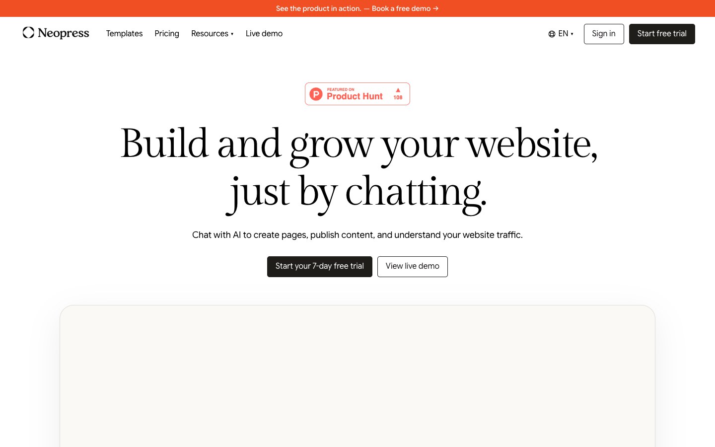 Neopress screenshot