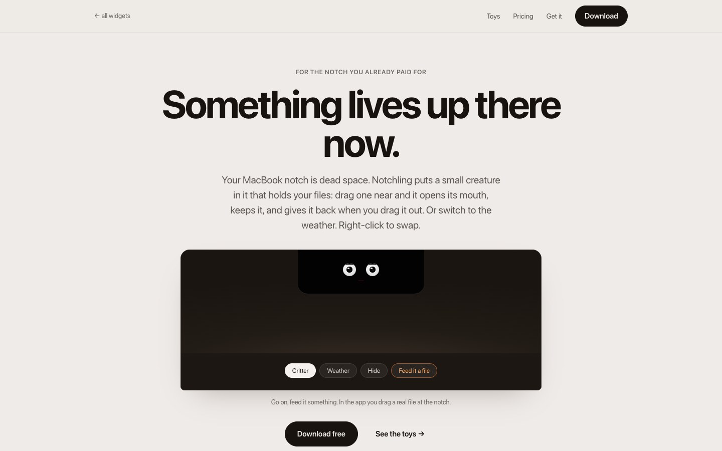 Notchling screenshot