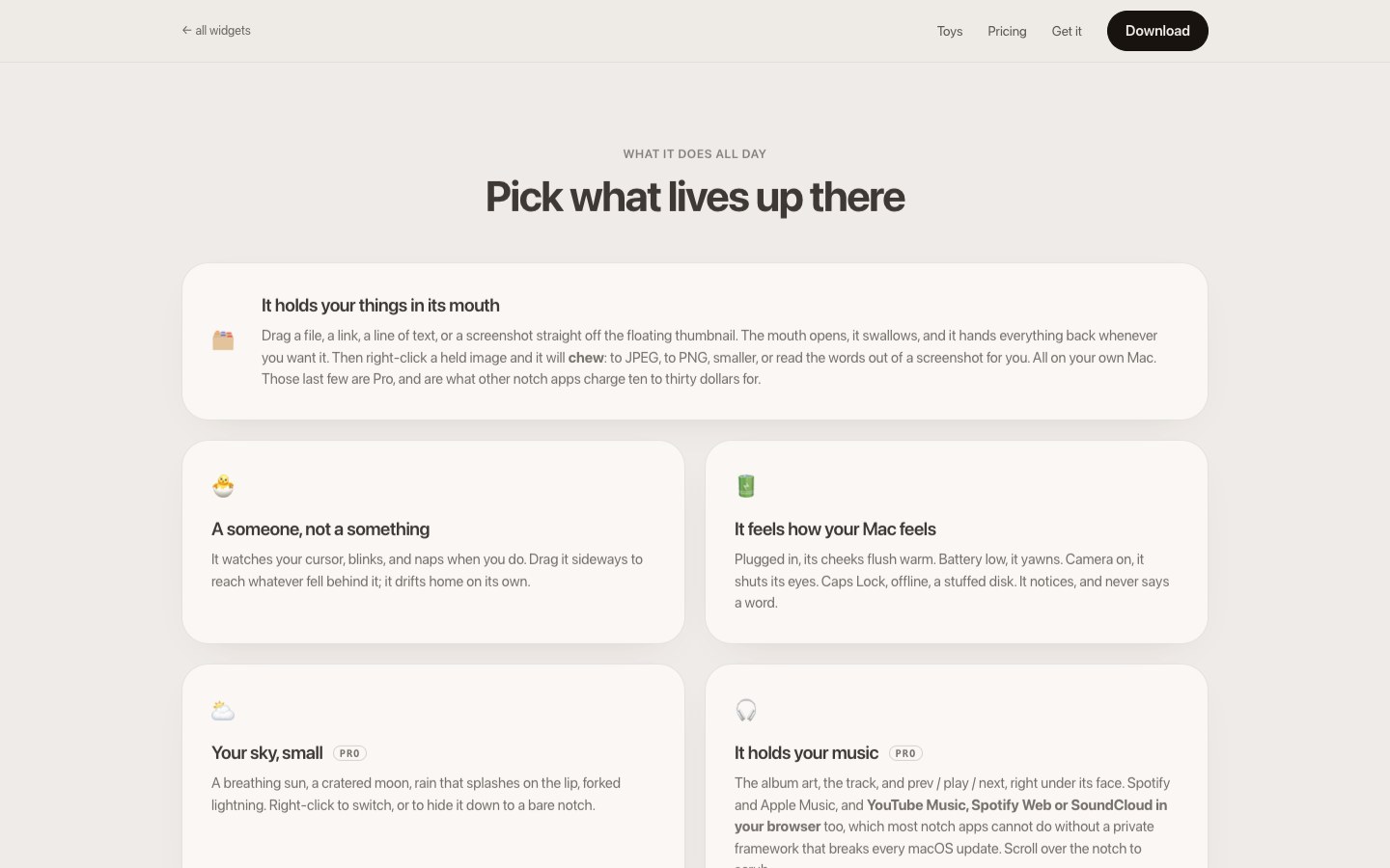 Notchling screenshot