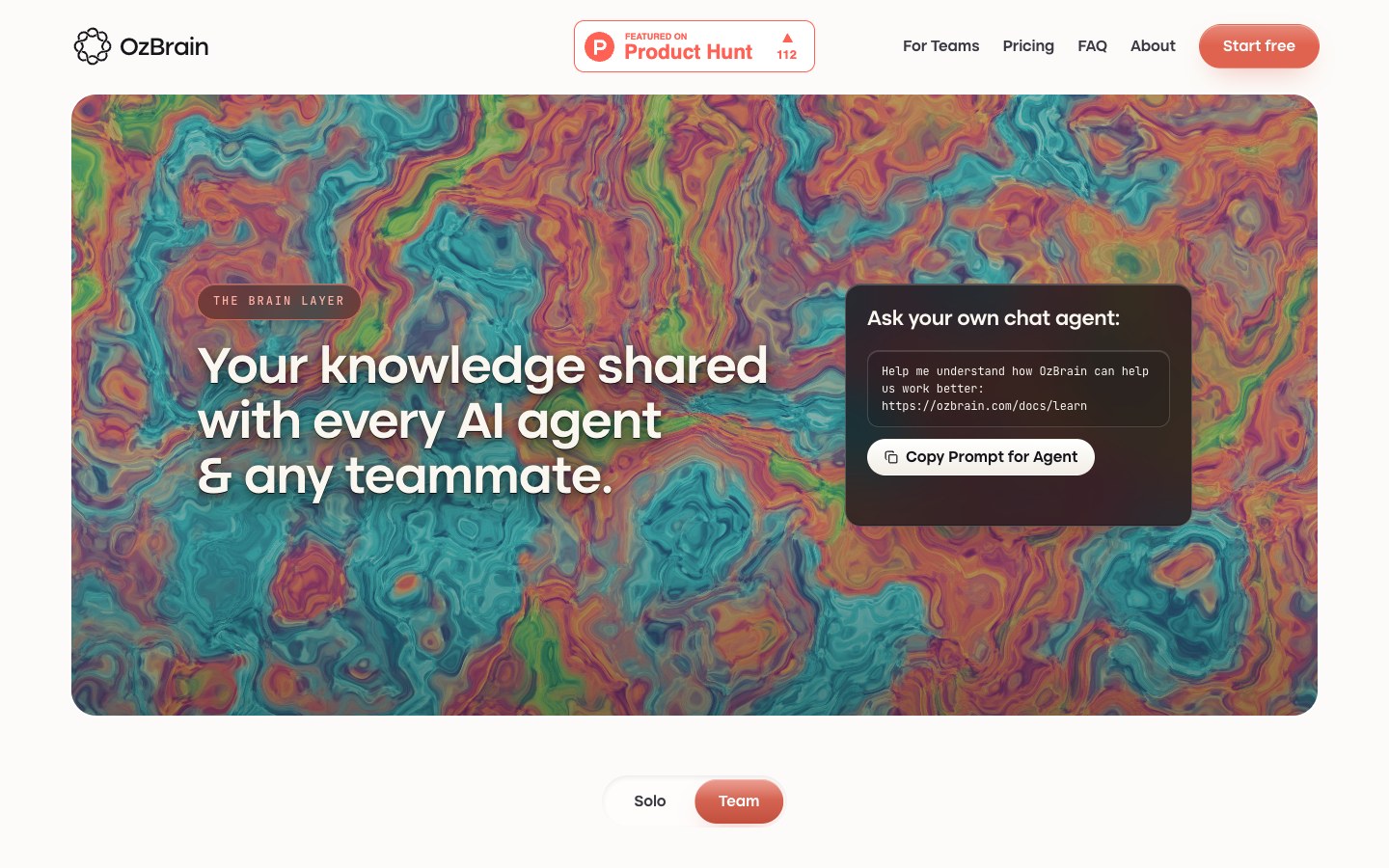 OzBrain screenshot