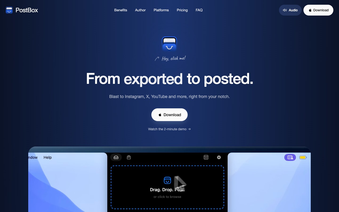 PostBox screenshot