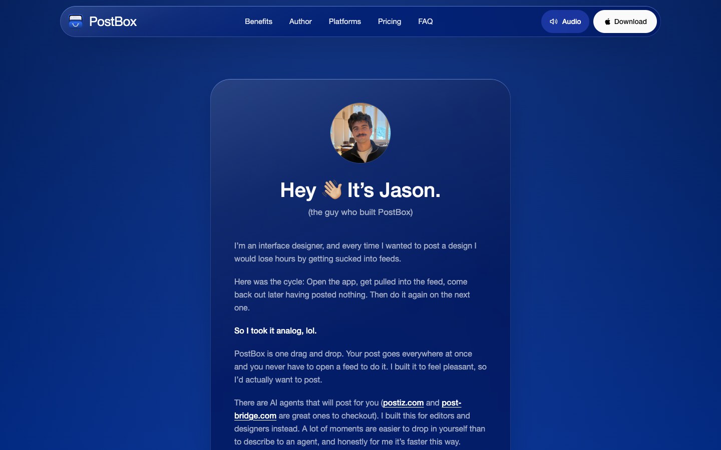 PostBox screenshot