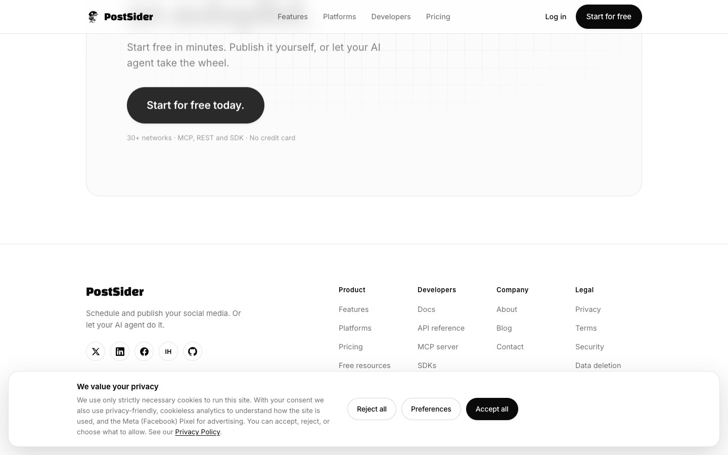 PostSider screenshot