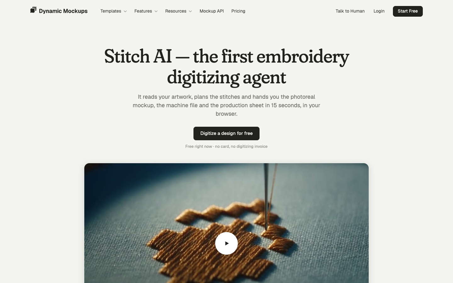 Stitch AI by Dynamic Mockups screenshot