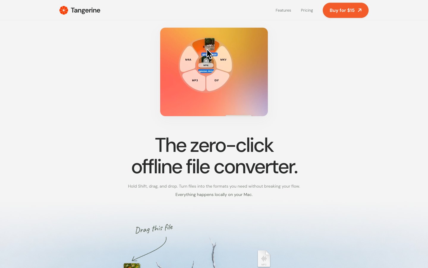 Tangerine screenshot