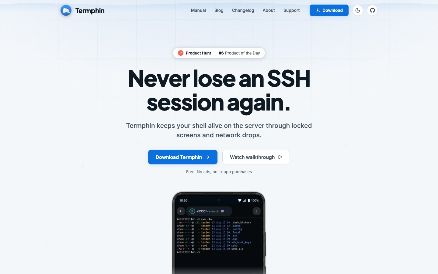 Termphin screenshot
