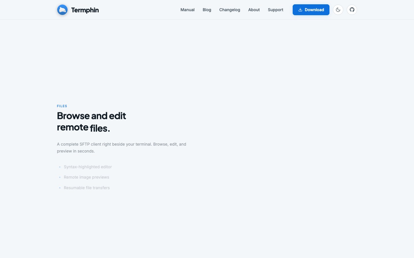 Termphin screenshot