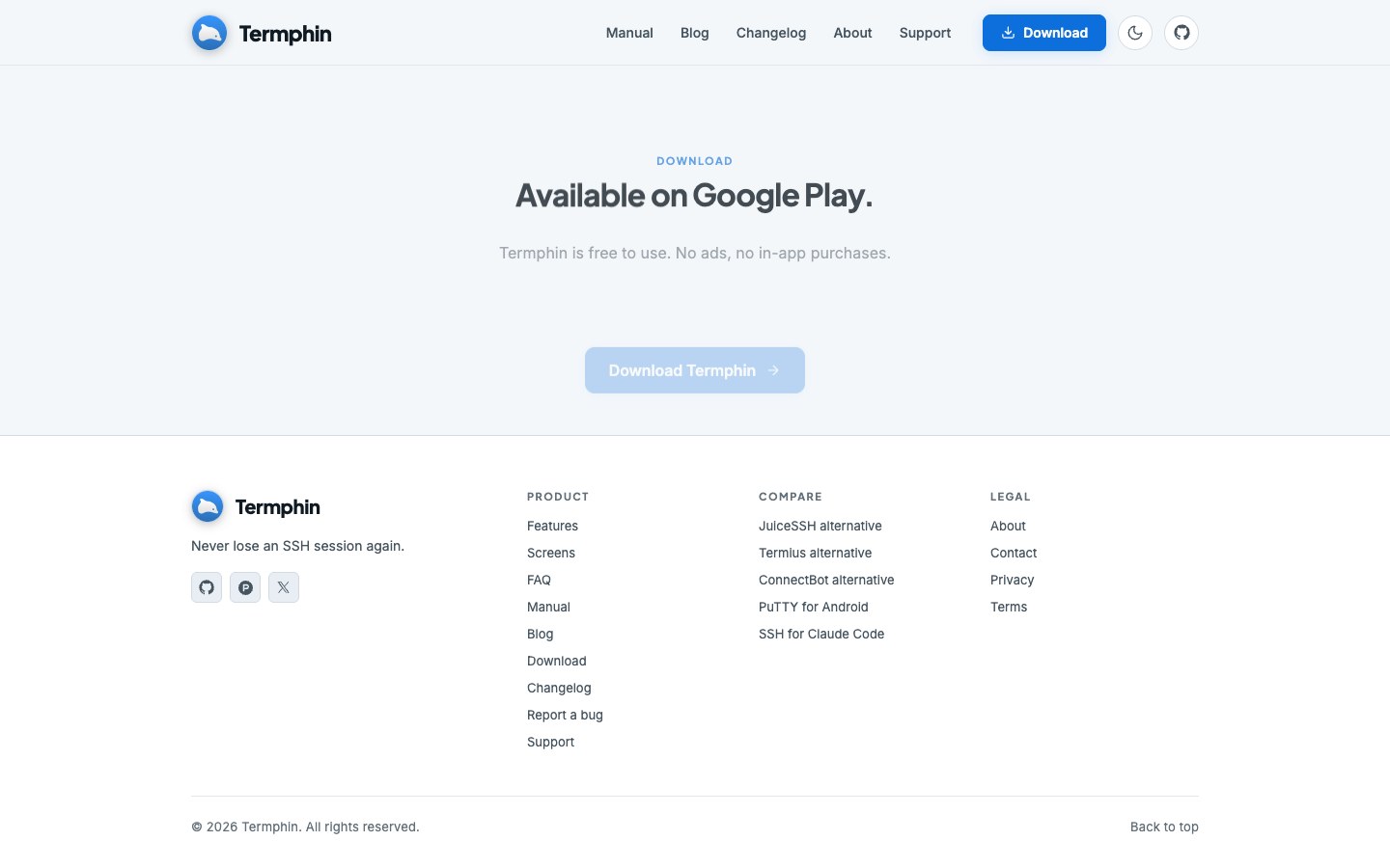 Termphin screenshot