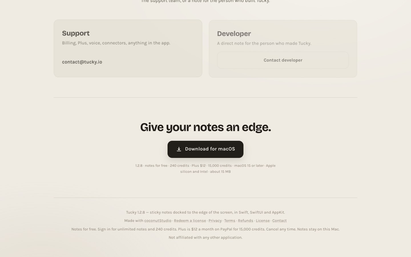 Tucky screenshot